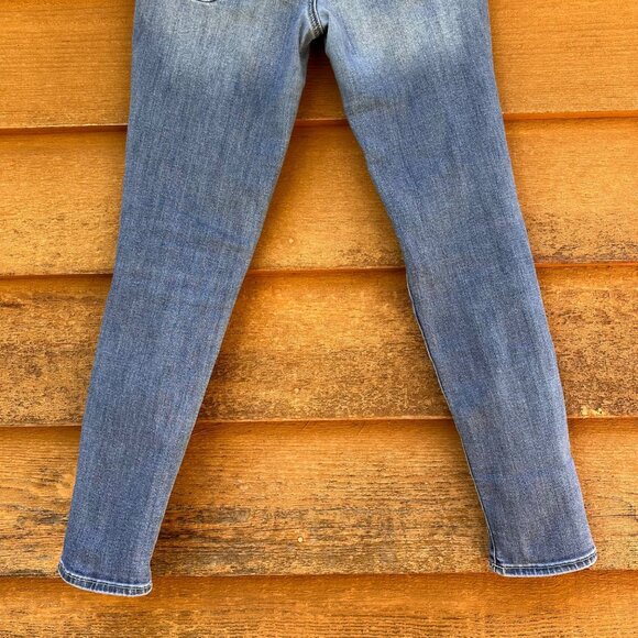 American Eagle Outfitters Super Stretch Ankle Distressed Jeans Size8 - Picture 13 of 15
